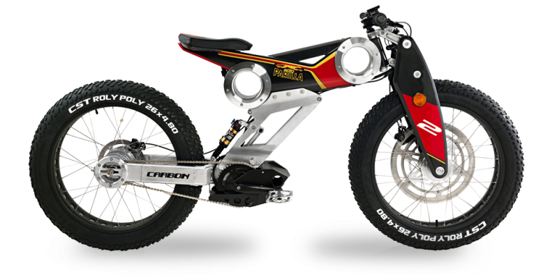 E-bike Models - Electric Bicycle - SUV Carbon - Moto Parilla Swiss